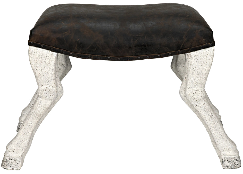 American Home Furniture | Noir - Claw Leg Saddle Stool