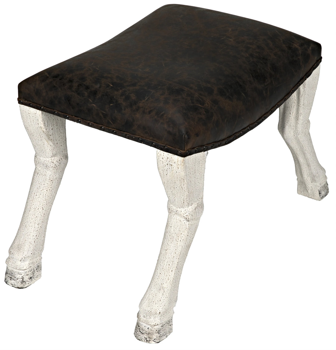 American Home Furniture | Noir - Claw Leg Saddle Stool