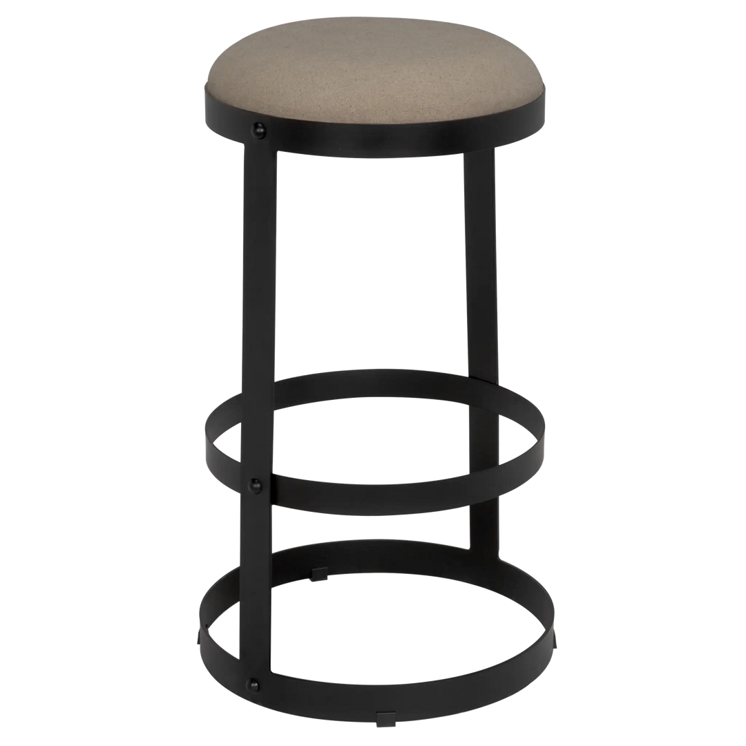 American Home Furniture | Noir - Dior Bar Stool, Black Steel