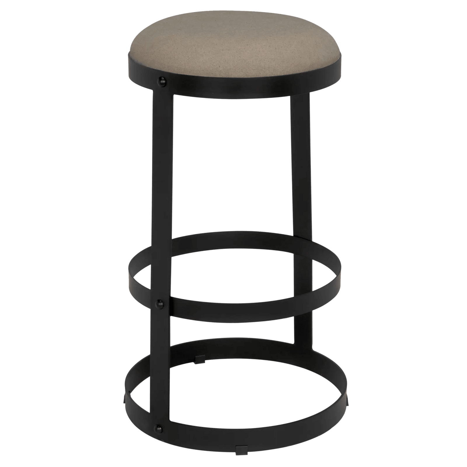 Noir Dior Bar Stool, Black Steel BAR STOOLS + COUNTER STOOLS