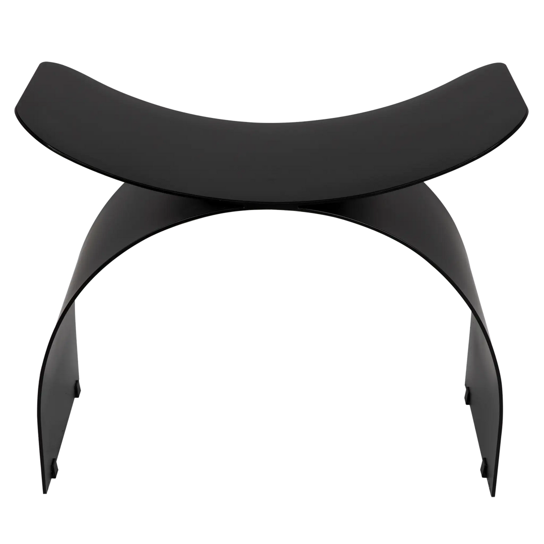 American Home Furniture | Noir - Papillon Stool, Black Steel