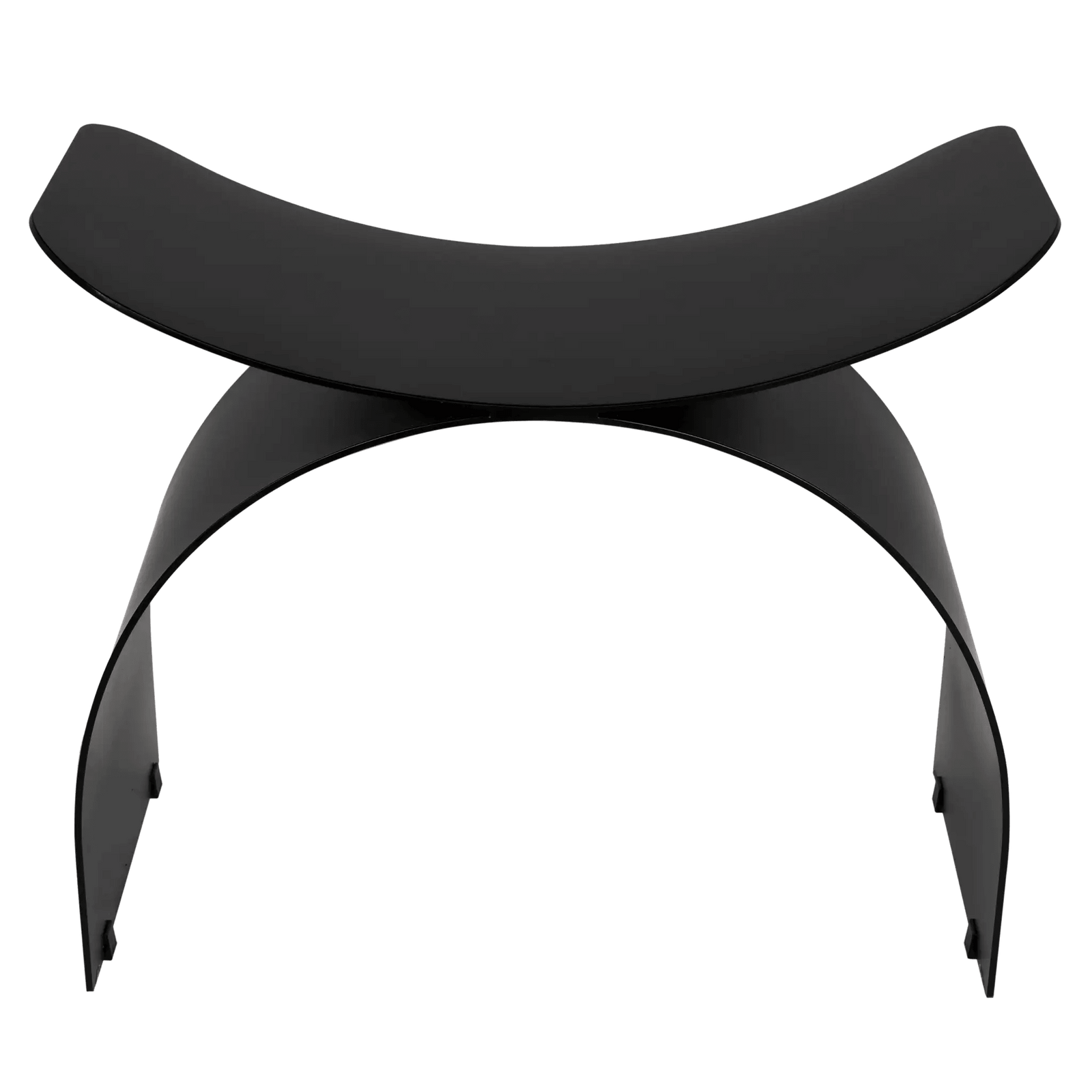 Noir Papillon Stool, Black Steel OTTOMANS, POUFS, + STOOLS