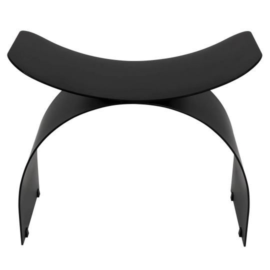 Noir Papillon Stool, Black Steel OTTOMANS, POUFS, + STOOLS