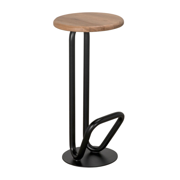 Noir - Hook Bar Stool - GSTOOL157MTB-L