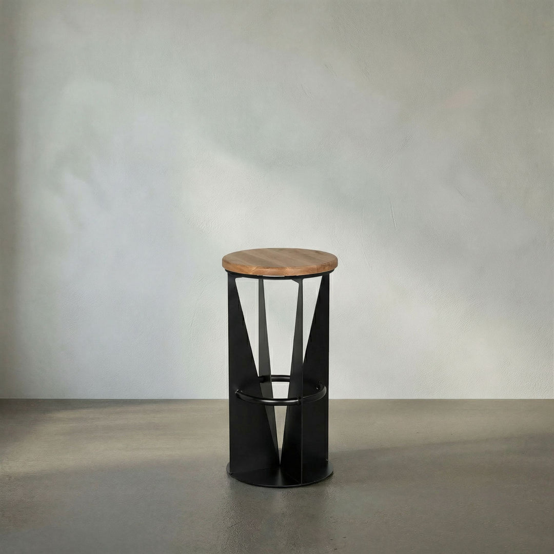 Noir - Nagoya Stool, Bar Height - GSTOOL158MTB-L