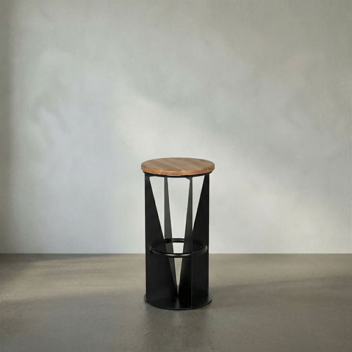 Noir - Nagoya Stool, Bar Height - GSTOOL158MTB-L