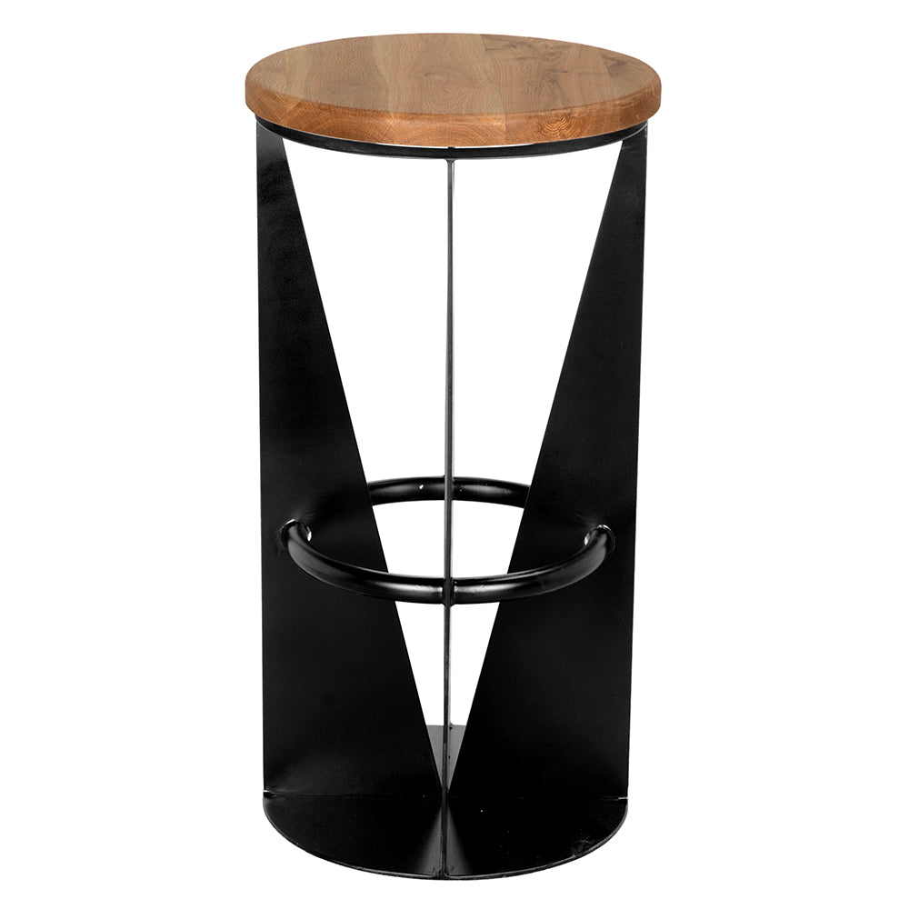 Noir - Nagoya Stool, Bar Height - GSTOOL158MTB-L