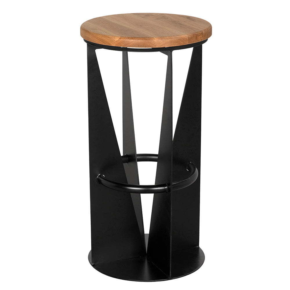 Noir - Nagoya Stool, Bar Height - GSTOOL158MTB-L