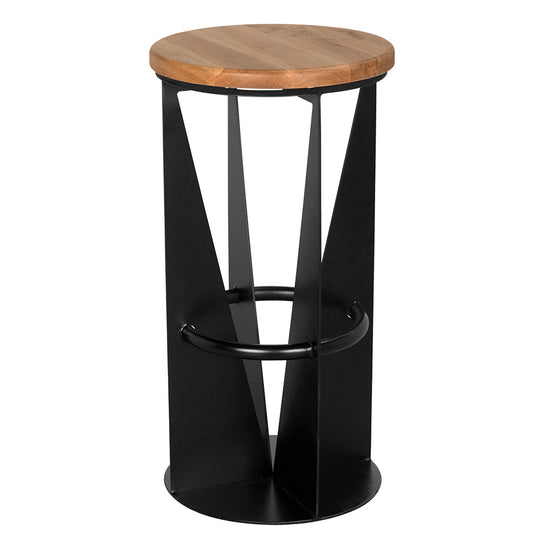 Noir - Nagoya Stool, Bar Height - GSTOOL158MTB-L