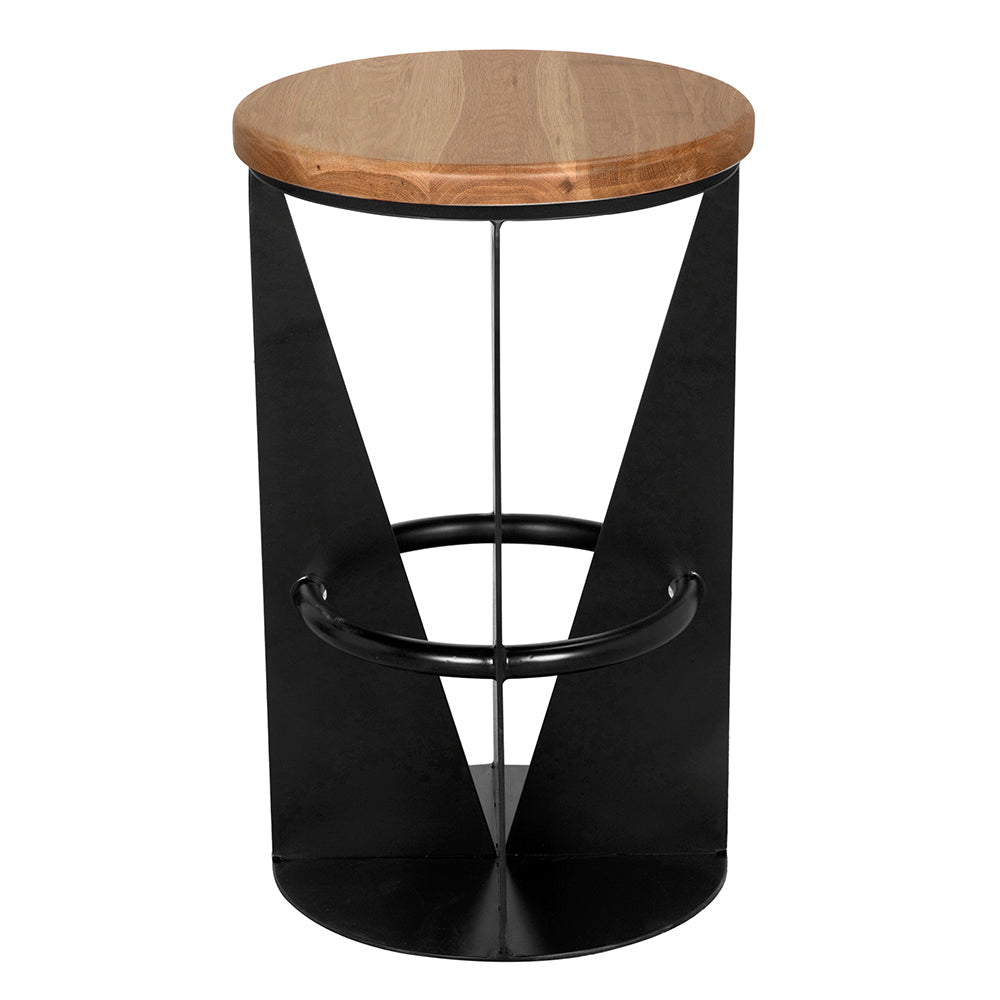 Noir - Nagoya Stool, Counter Height - GSTOOL158MTB-S