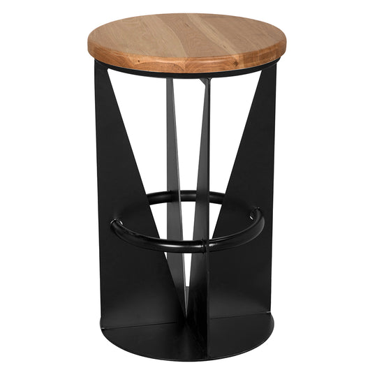 Noir - Nagoya Stool, Counter Height - GSTOOL158MTB-S