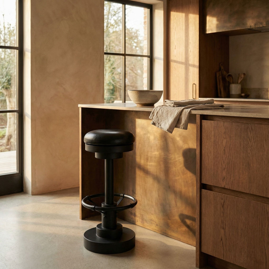 Noir - Brisbane 30" Bar Stool - GSTOOL159-L