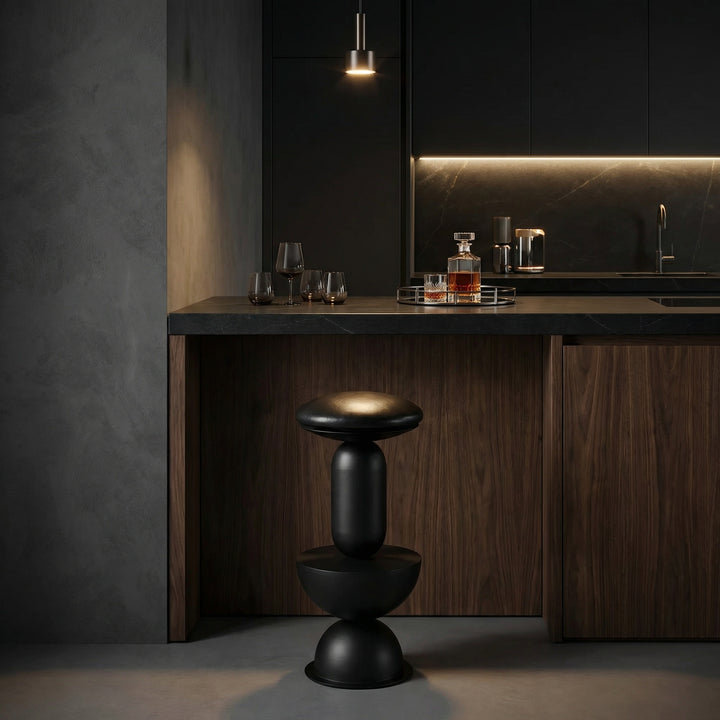 Noir - Perth 31" Bar Stool - GSTOOL160-L