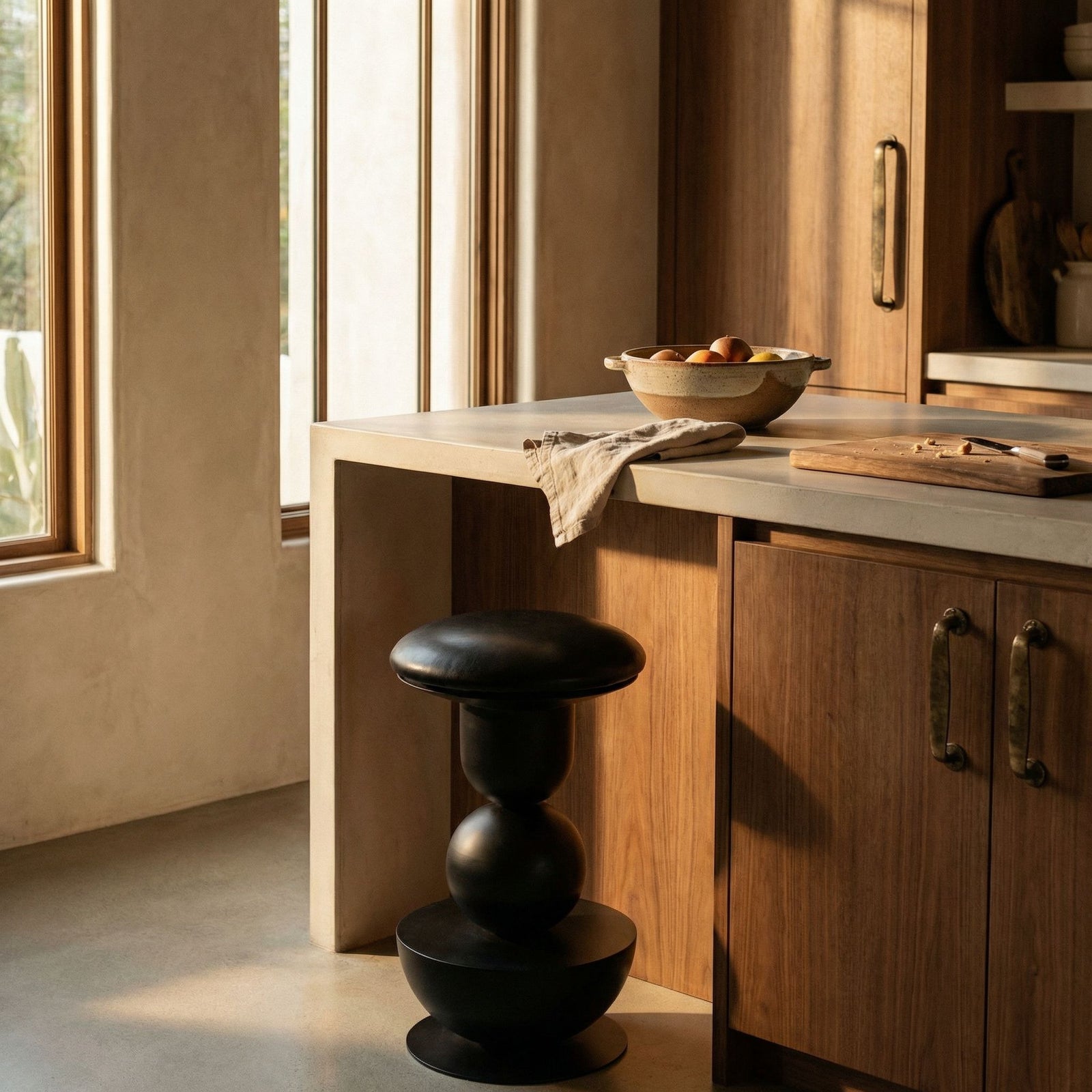 Noir - Perth 24" Counter Stool - GSTOOL160-S