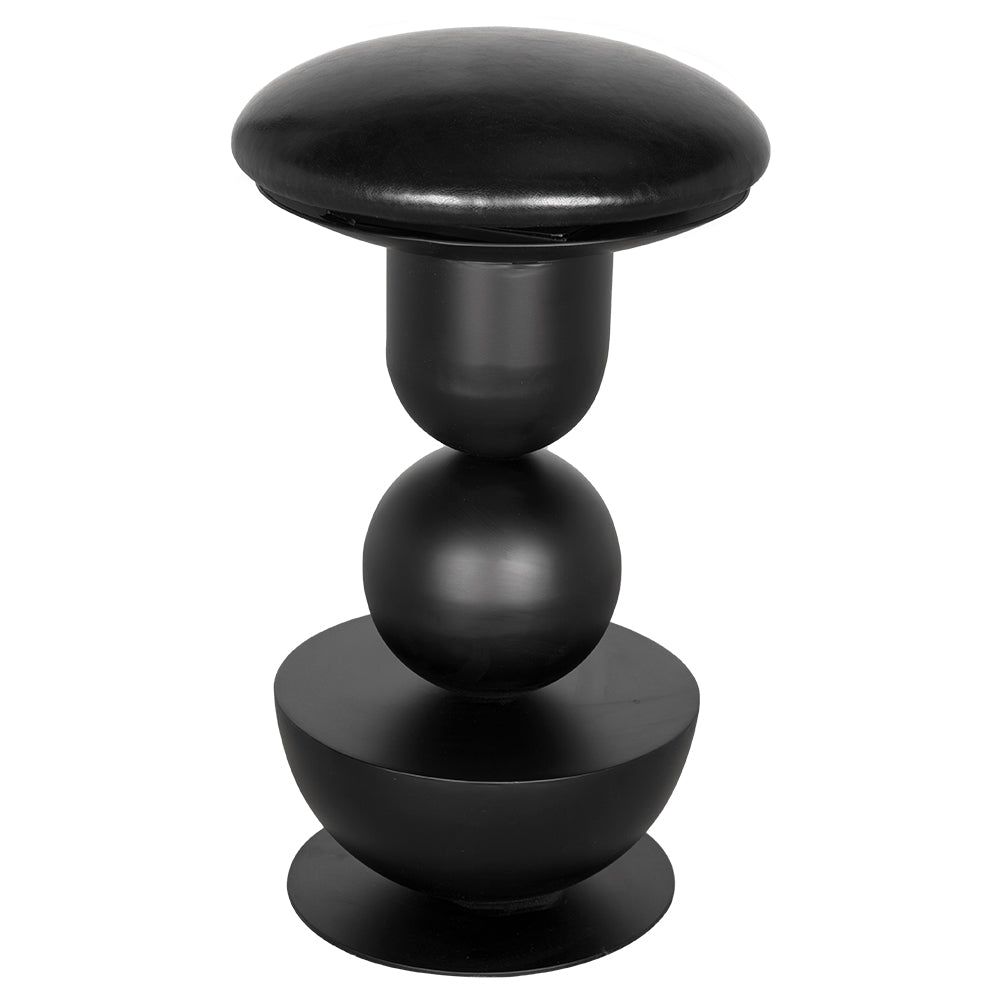Noir - Perth 24" Counter Stool - GSTOOL160-S
