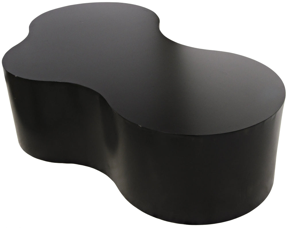 American Home Furniture | Noir - Island Coffee Table, Black Steel