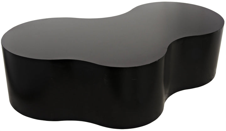 American Home Furniture | Noir - Island Coffee Table, Black Steel