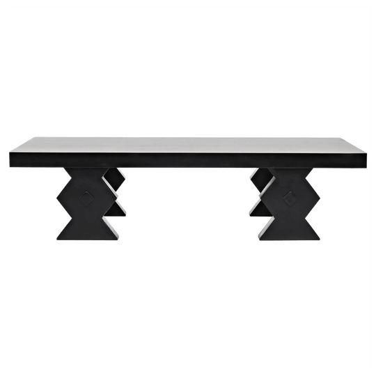 Noir Suzu Coffee Table, Hand Rubbed Black COFFEE TABLES