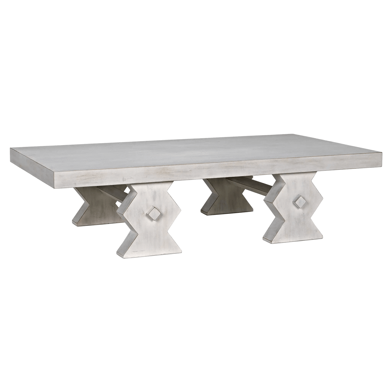 Noir Suzu Coffee Table, White Wash COFFEE TABLES