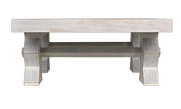 American Home Furniture | Noir - Suzu Coffee Table, White Wash