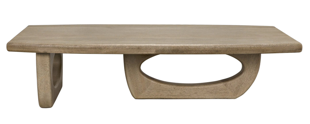 American Home Furniture | Noir - Douglas Coffee Table, Bleached Walnut