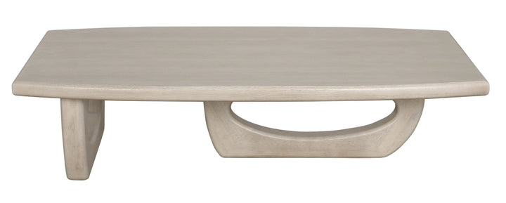 American Home Furniture | Noir - Douglas Coffee Table, Bleached Walnut