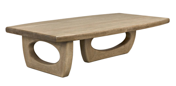 American Home Furniture | Noir - Douglas Coffee Table, Bleached Walnut