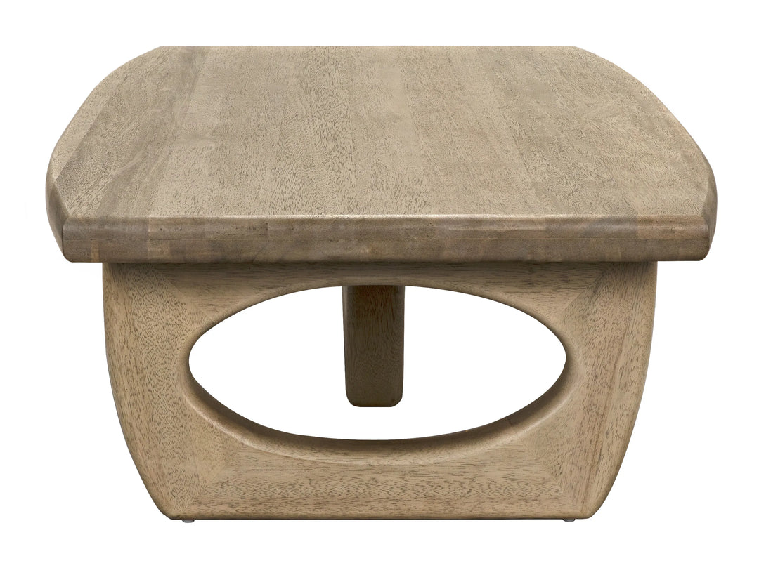 American Home Furniture | Noir - Douglas Coffee Table, Bleached Walnut