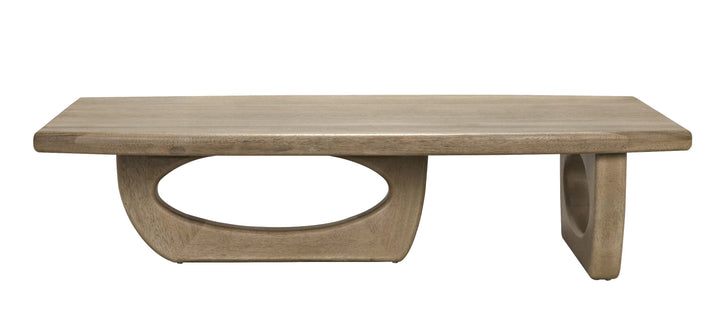 American Home Furniture | Noir - Douglas Coffee Table, Bleached Walnut