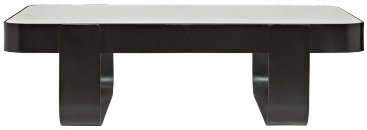 American Home Furniture | Noir - Marshall Coffee Table, Black Steel