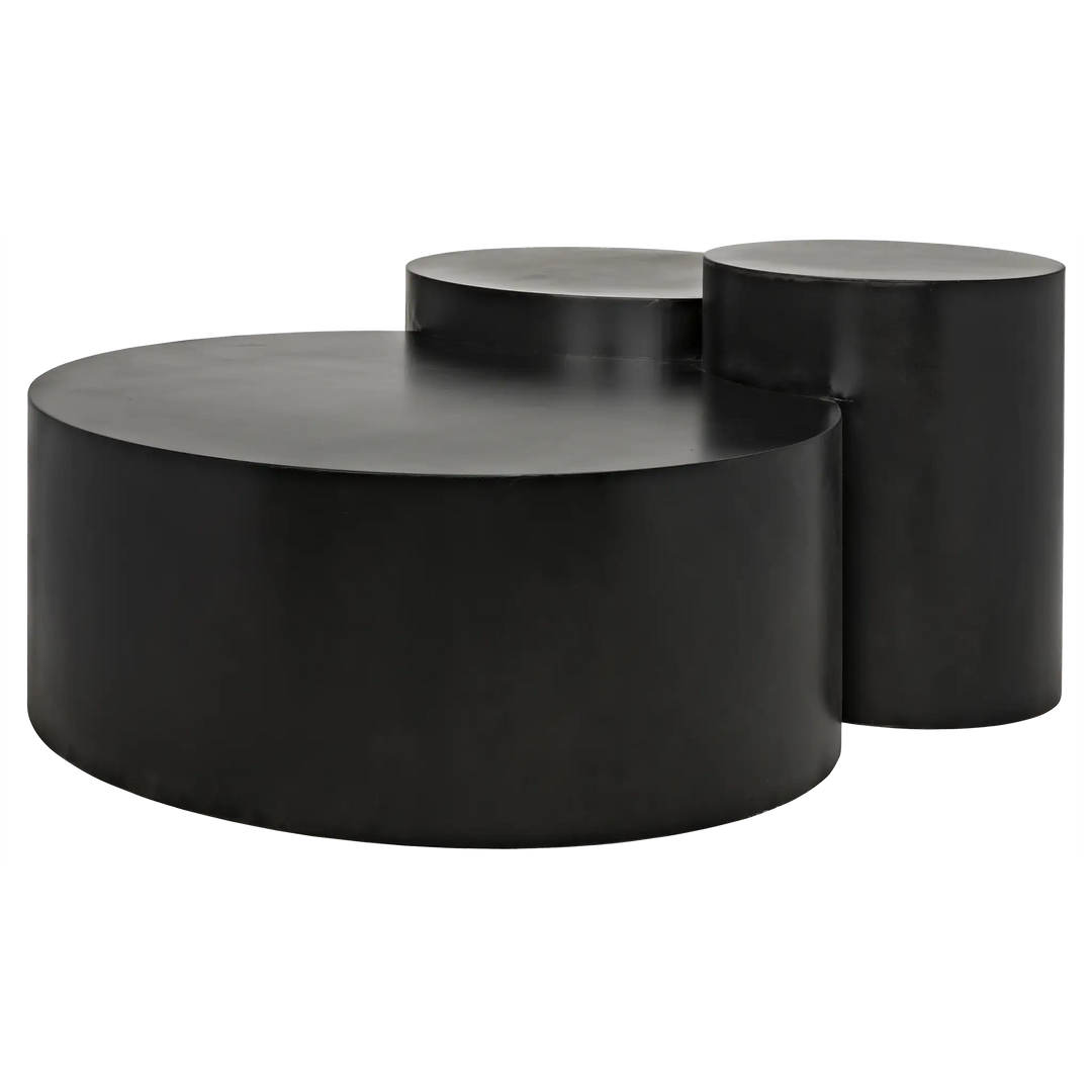 American Home Furniture | Noir - Ella Coffee Table, Black Steel