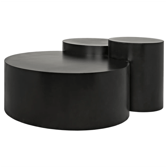 Noir Ella Coffee Table, Black Steel COFFEE TABLES