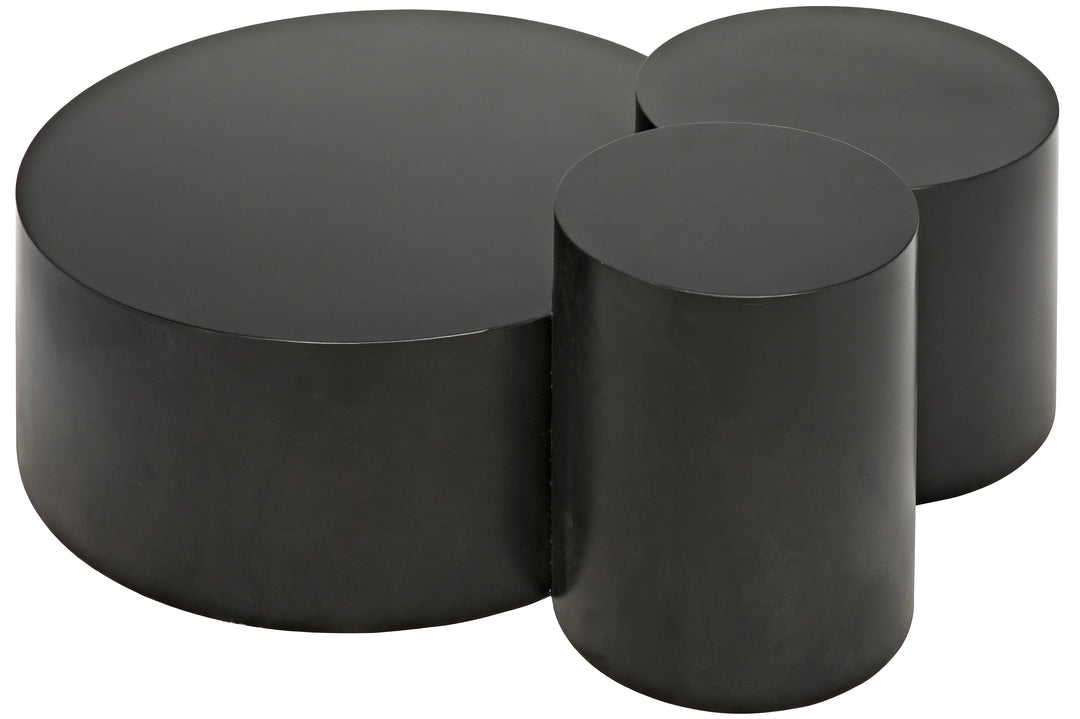 American Home Furniture | Noir - Ella Coffee Table, Black Steel