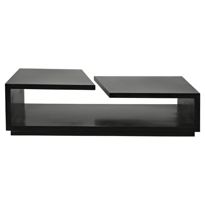 American Home Furniture | Noir - Shift Coffee Table, Black Steel