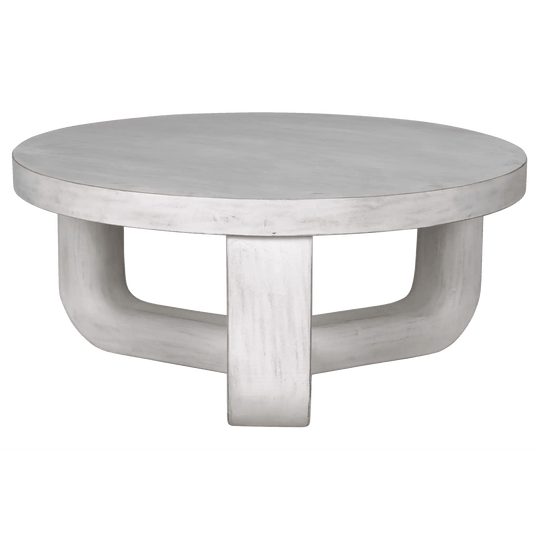 Noir Joel Coffee Table, White Wash COFFEE TABLES