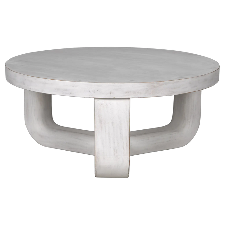 American Home Furniture | Noir - Joel Coffee Table, White Wash