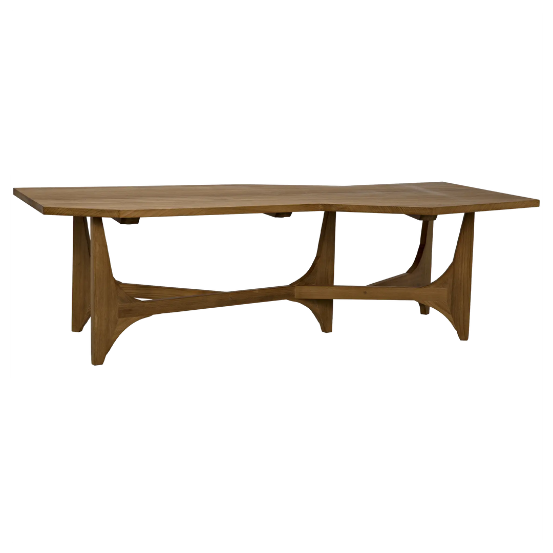 American Home Furniture | Noir - Fenton Coffee Table, Gold Teak