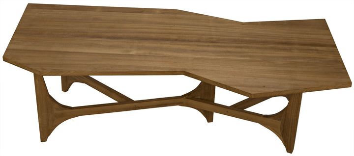 American Home Furniture | Noir - Fenton Coffee Table, Gold Teak