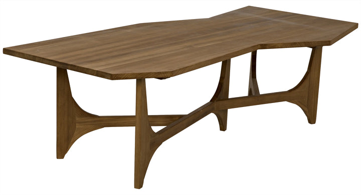 American Home Furniture | Noir - Fenton Coffee Table, Gold Teak