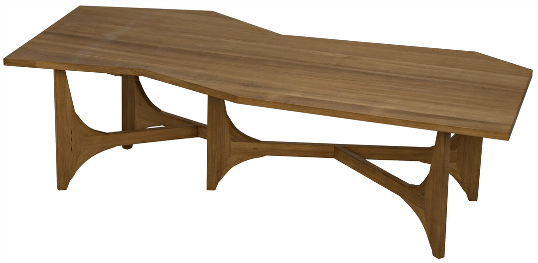 American Home Furniture | Noir - Fenton Coffee Table, Gold Teak