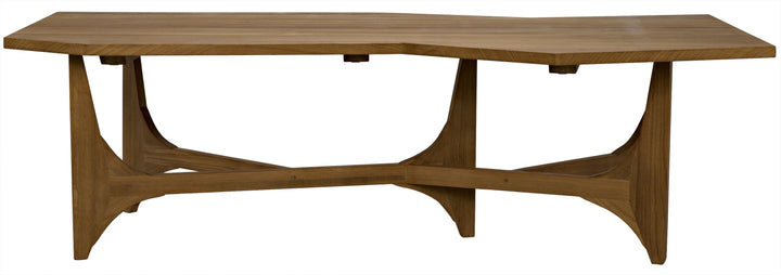 American Home Furniture | Noir - Fenton Coffee Table, Gold Teak