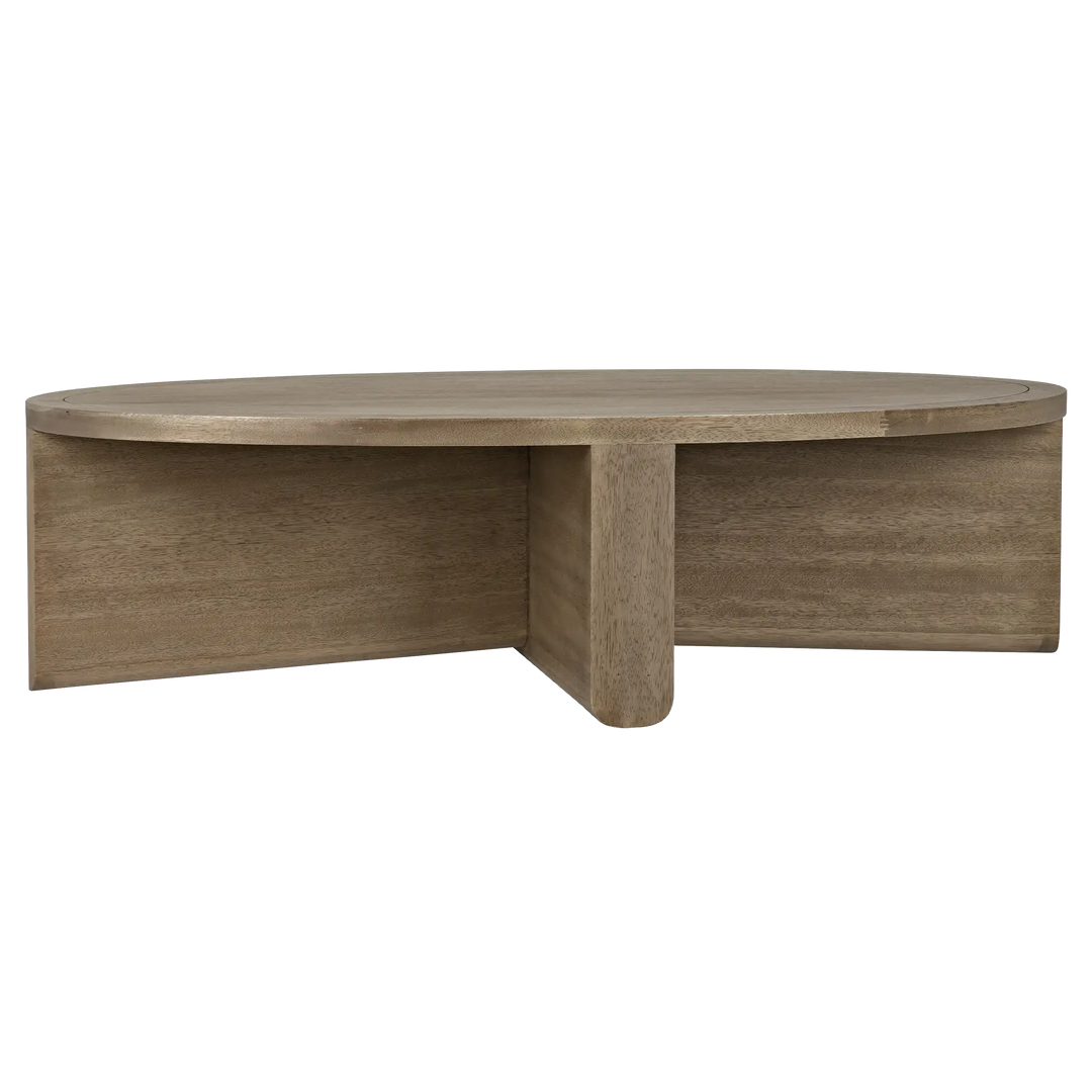 American Home Furniture | Noir - Bast Coffee Table, Washed Walnut