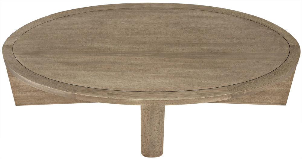 American Home Furniture | Noir - Bast Coffee Table, Washed Walnut