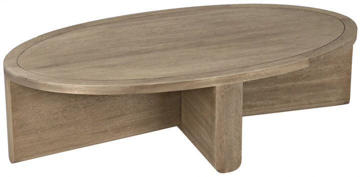 American Home Furniture | Noir - Bast Coffee Table, Washed Walnut