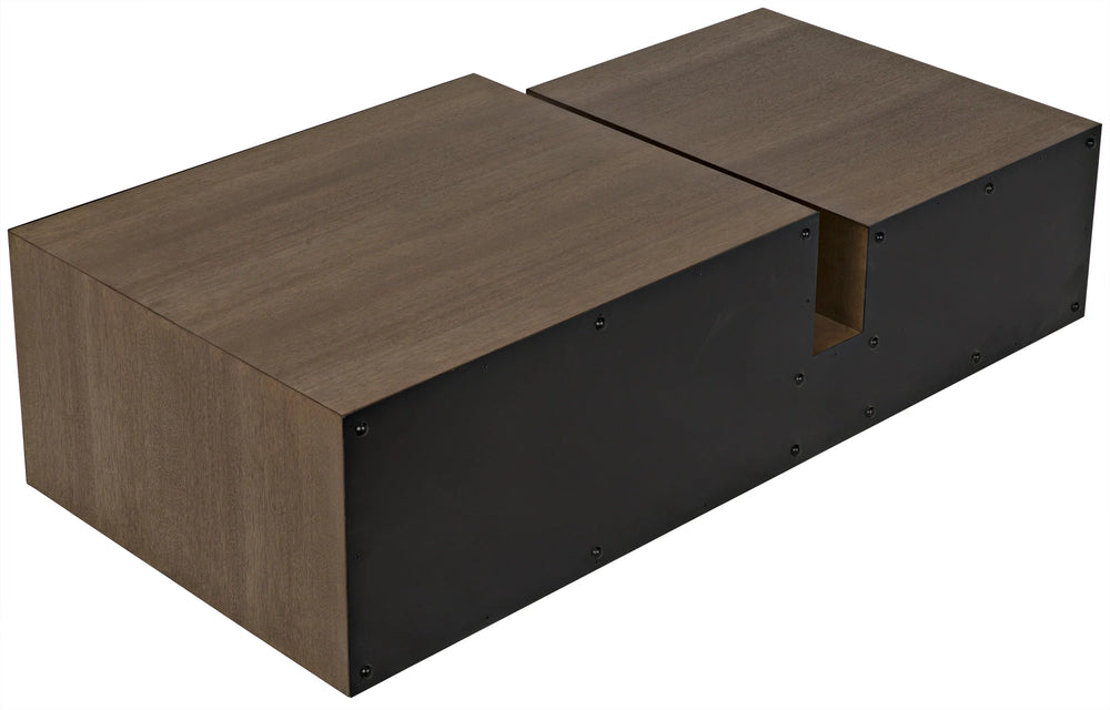 American Home Furniture | Noir - Nido Coffee Table, Black Steel