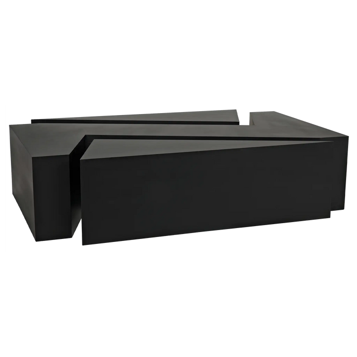 American Home Furniture | Noir - Element Coffee Table, Black Steel