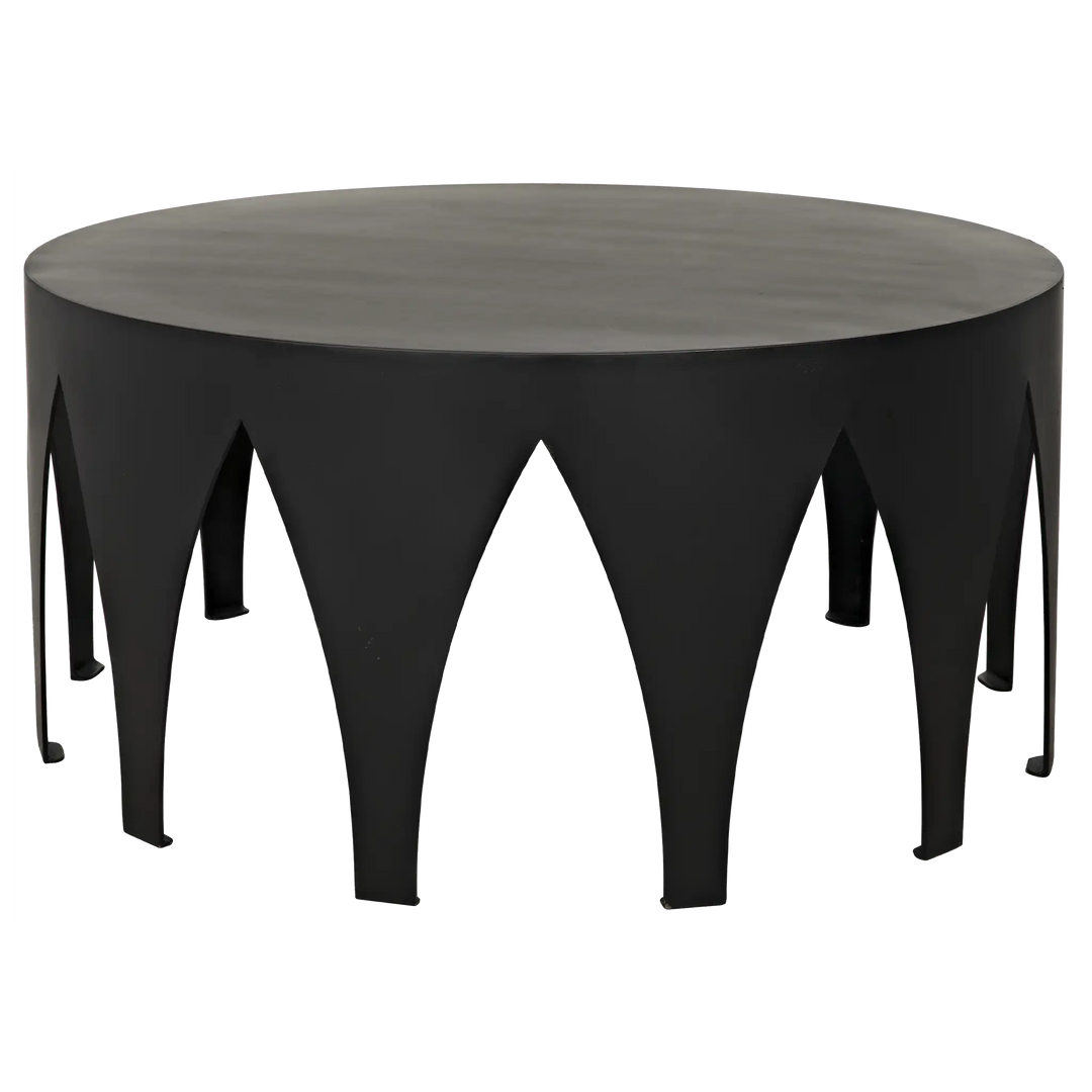 American Home Furniture | Noir - Morocco Coffee Table, Black Steel