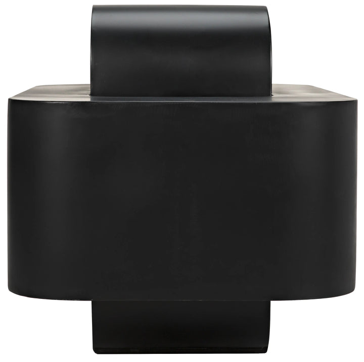 American Home Furniture | Noir - Nodum Accent Table, Black Steel