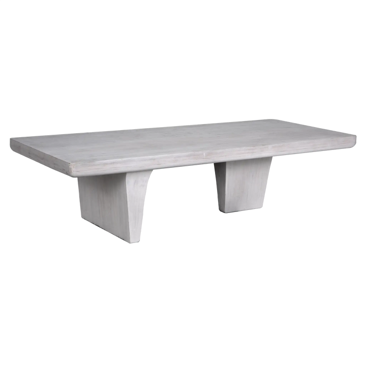 American Home Furniture | Noir - Ward Coffee Table, White Wash