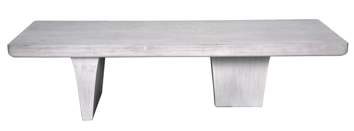 American Home Furniture | Noir - Ward Coffee Table, White Wash